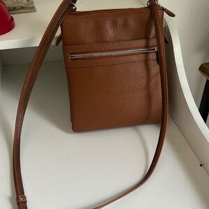 Cross body brown bag